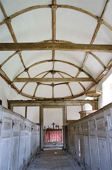 The Wagon Roof of St. Andrews Church. Winterborne Tomson
