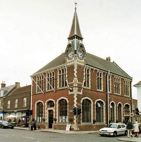 Wareham Town Hall at the centre of the town on the corner of North St., and East St., is home to the town's museum.