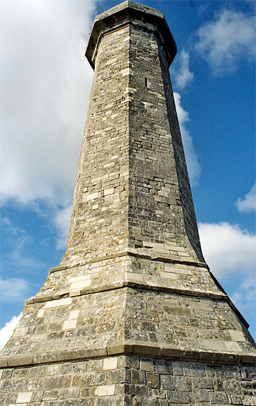 In 1844 an octagonal tower 70 feet high was raised upon Blackdown Hill, Nr. Portesham, in memory of Thomas Masterman Hardy.