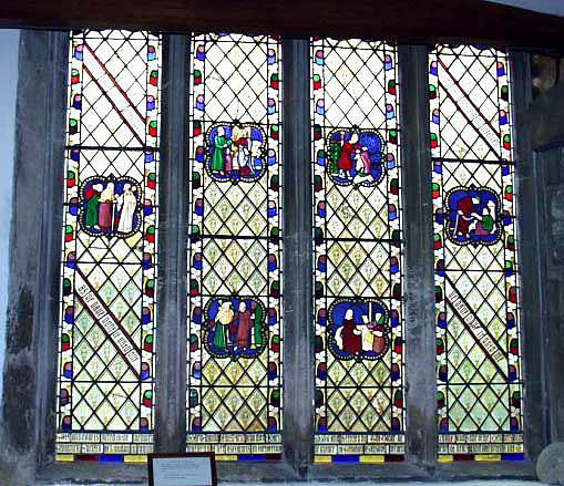 The Anning Window, The Church of St. Michael the Archangel at Lyme Regis. 