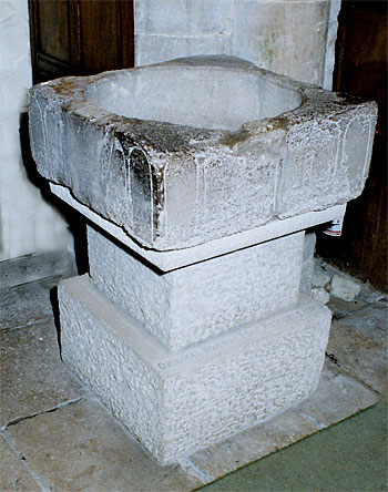 The font at St. Michael's was found in pieces in the churchyard by Thomas Hardy. It was restored in 1920. The font in which Thomas Hardy was baptised is now at St. Luke's Church, Stanmore, Winchester.