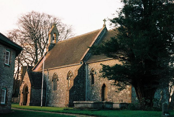 The parish church of St. Nicholas at Ashmore. Photo by Chris Downer. http://www.geograph.org.uk/profile/14700