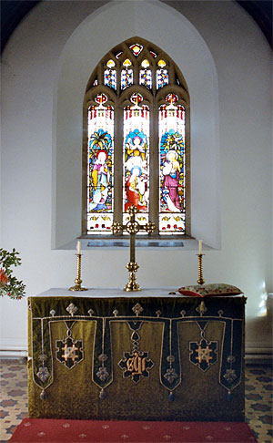 The east window in the chancel of St. Andrew's Church. Photo: Robert Chisman