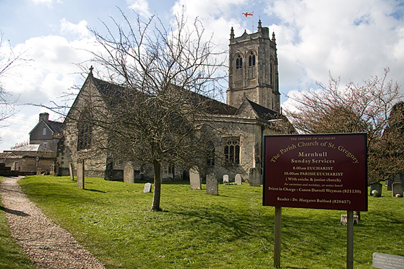 St. Gregory's Church at Marnhull. Photo by Mike Searle. For more information about the photographer click on the photo.