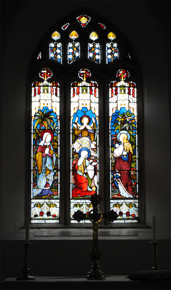 The east window at St Andrew's Church. Photo: Robert Chisman
