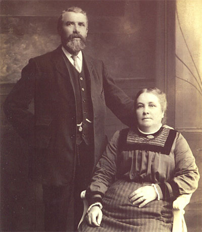 William and Hester Hatcher. William was born at Todber in 1854 and died at Downton in Wiltshire in 1945. Hester was born at Stour Provost in 1859 and died at Downton in 1931. Our thanks to Ruth Scott for sharing this photograph with us.