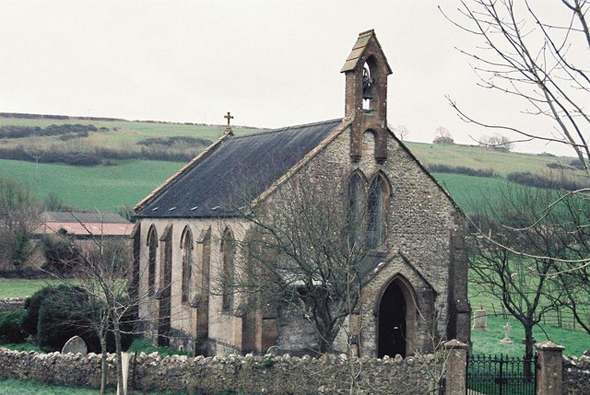 The Church of St. Lawrence at Wynford Eagle. Photo by Chris Downer (for more information about the photographer click on photo.)