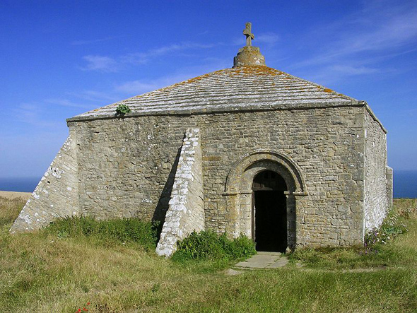 St. Aldhelm's Chapel in the parish of Worth Matravers. Photo used under a Common Licence.