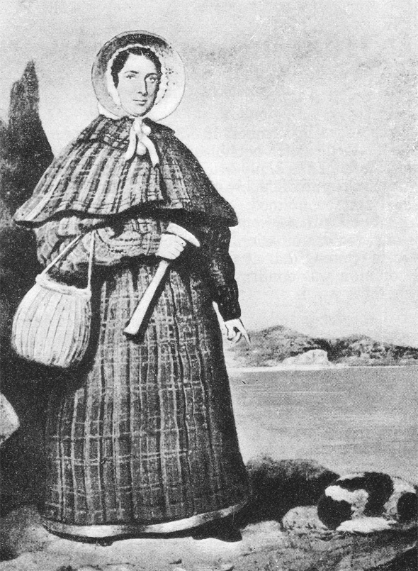 Mary Anning the famous collector of fossils