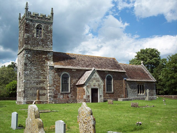 St Mary's Church - Almer. Photo by Trish Steel, please click on the image for more about the photographer.