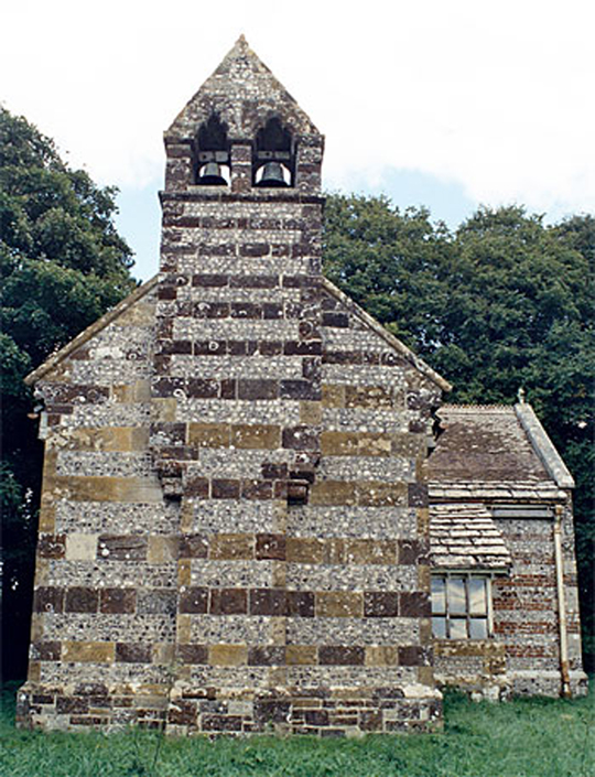 The redundant church at Winterborne Anderson.