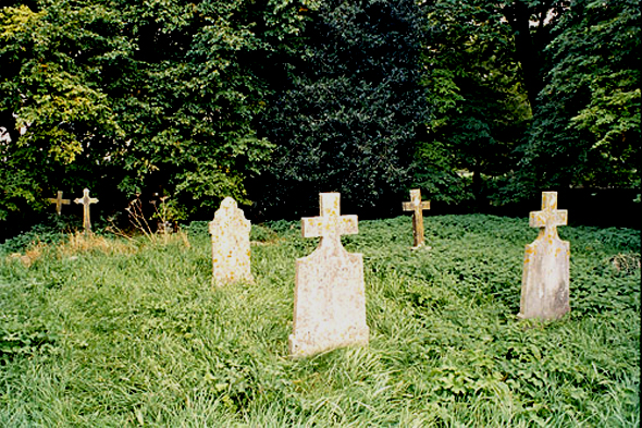 The church at Winterborne Anderson is redundant, the churchyard overgrown.