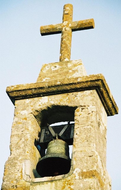 The bell turret of the parish church, Photo by Chris Downer, for about the photographer click on the image.
