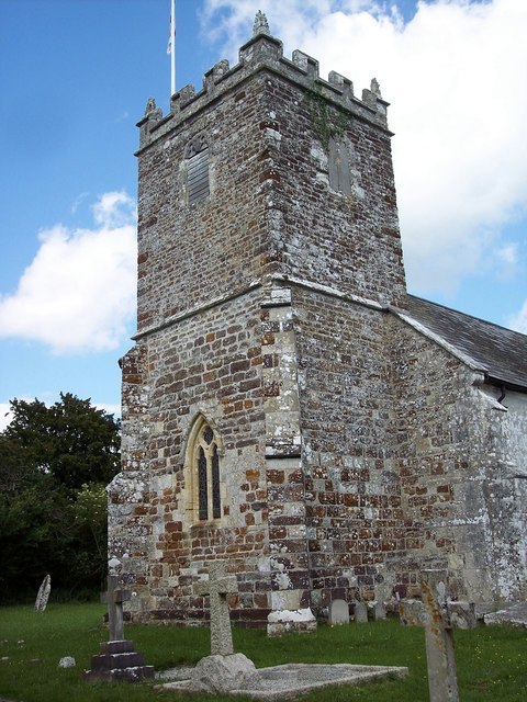 The Tower of St. Andrew's Church at Bloxworth. Photo by Trish Steel, for more about the photographer click on the image.