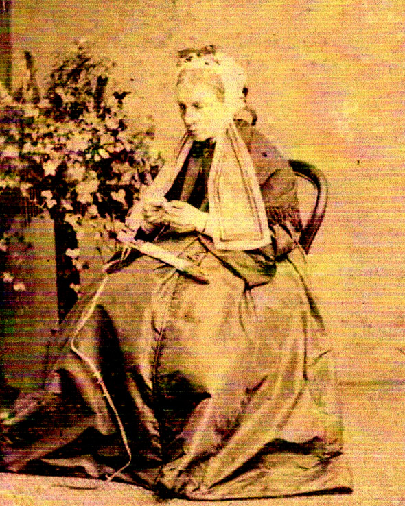 Photo of Elizabeth Henrietta (nee Wilson) Salkeld 1802-1879 the wife of the Revd. Robert Salkeld.