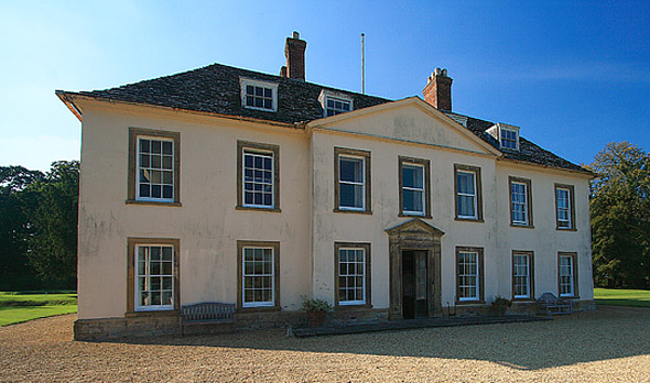 The east front is the earliest part of Stock House, dating from the early C18. Photo by Mike Searle, for more about the photographer please click on the image.