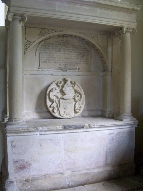 The tomb of the Alie family in St. Mary's Church. Photo by Trish Steel, for more about the photographer click on the image.