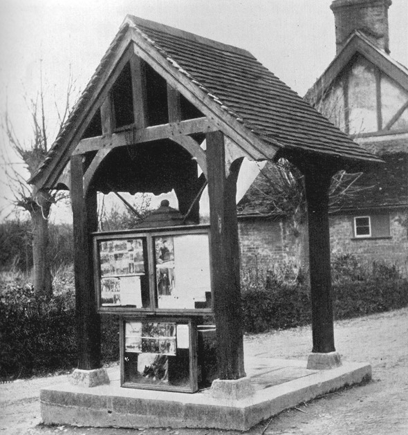The Village Pump was used as a message board during WWI